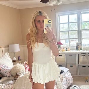 White mini dress!